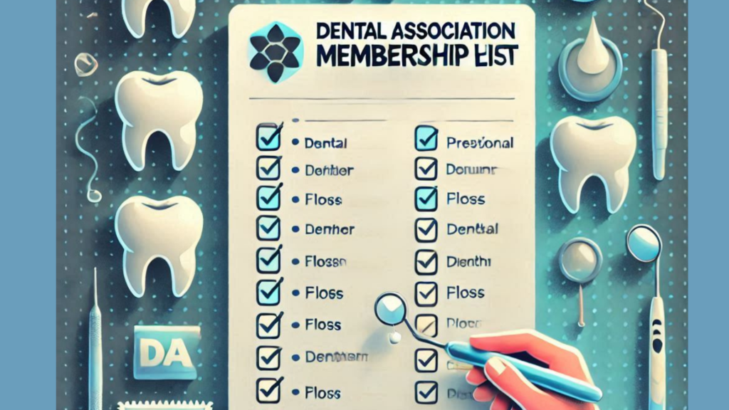 Access Dental Association Membership Lists