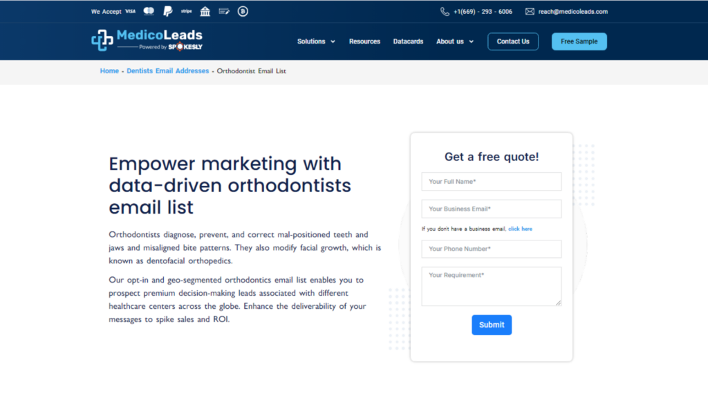B2B Database Providers