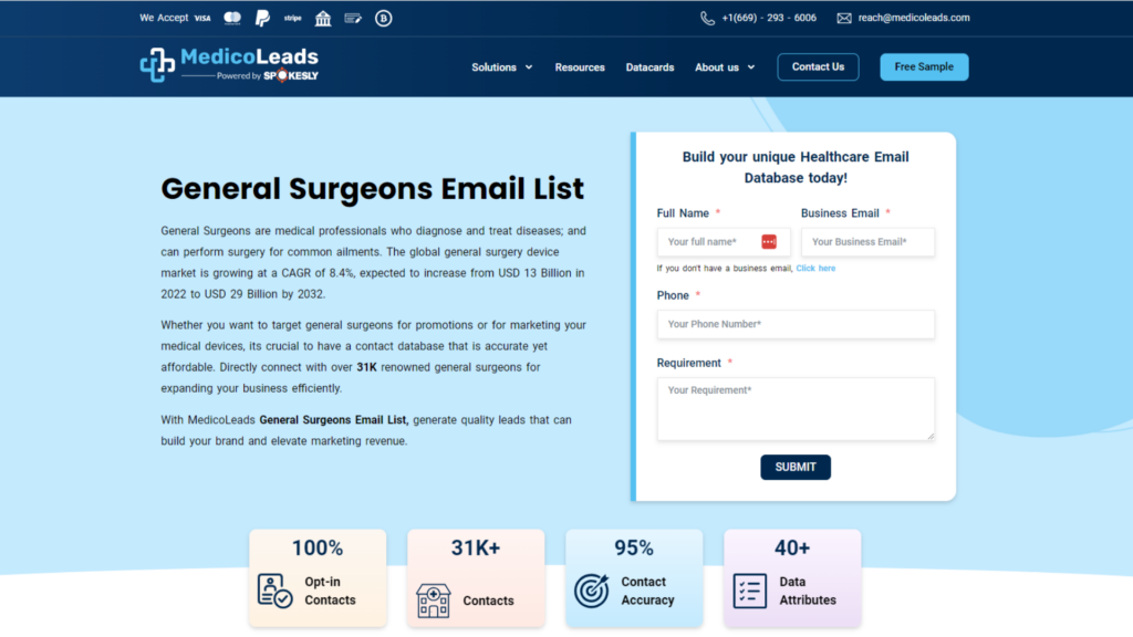 Purchase from B2B Database