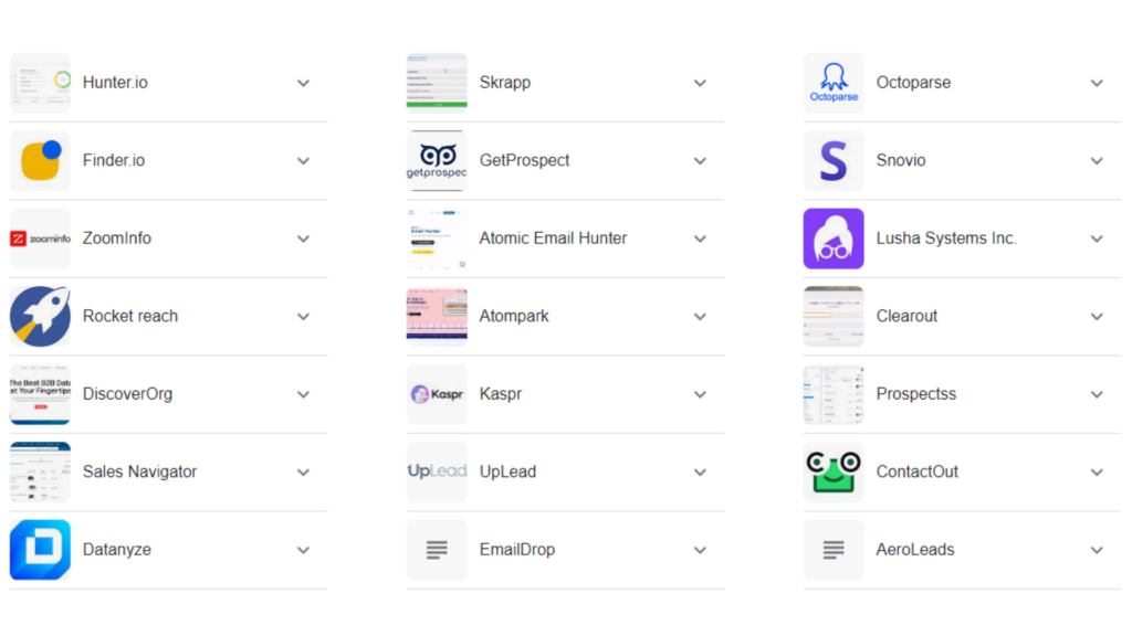 Email Scraping Tools