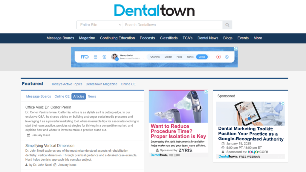 Utilize Online Dental Forums and Communities