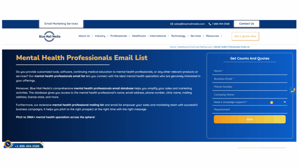 Blue Mail Media – High-Quality Lists