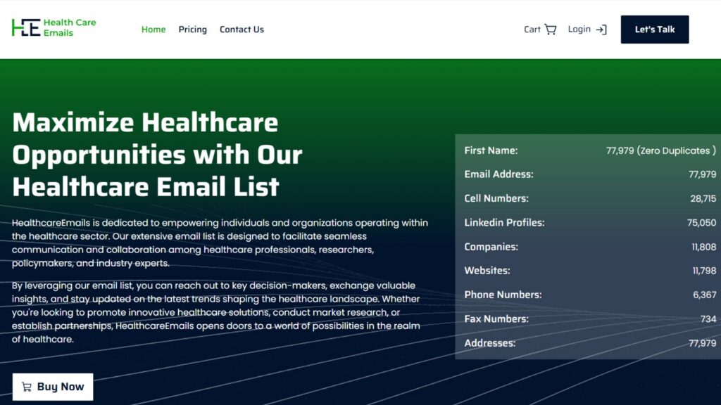 HealthcareEmails.com