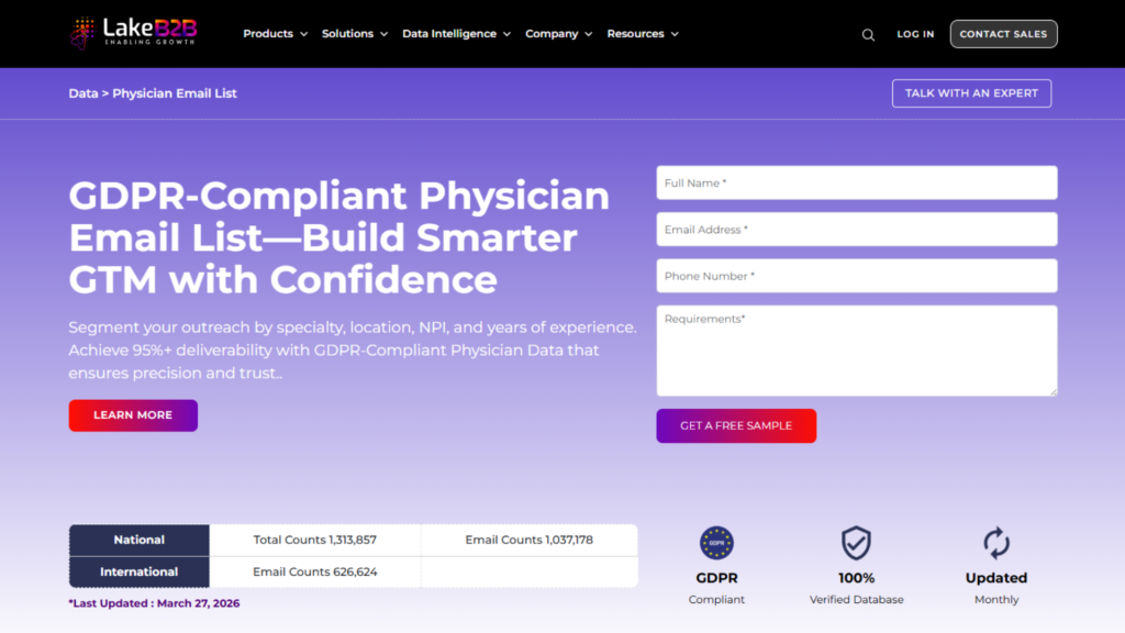 #4 LakeB2B — Best for Large-Scale Outreach