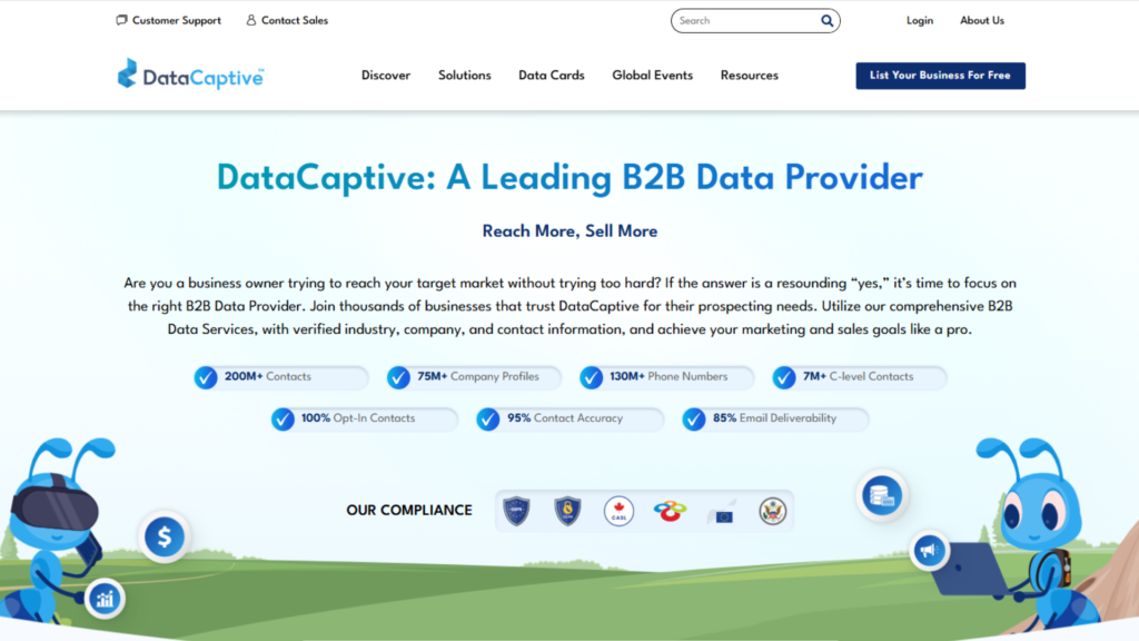 DataCaptive_ Good for B2B Data and Multi-Industry Targeting