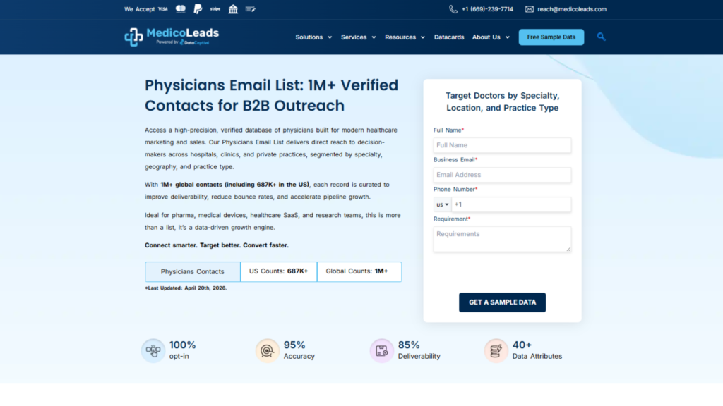 MedicoLeads_ Best Overall Healthcare Data Provider for Physician Lists