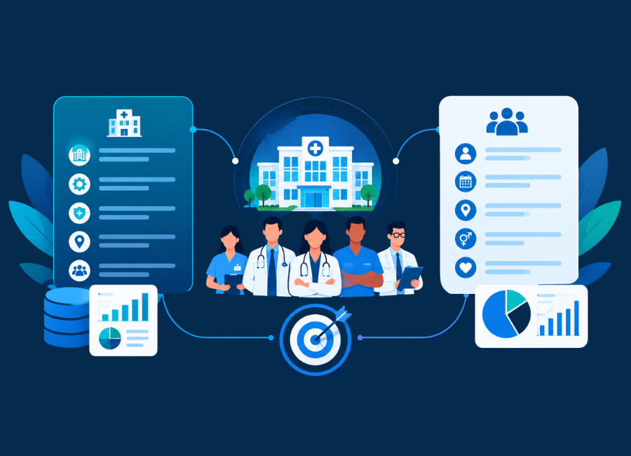 Healthcare Firmographic Data vs Demographic Data for B2B Targeting